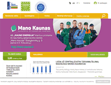 Tablet Screenshot of kaunoenergija.lt